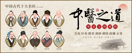 源文件下載【中醫文化古代名醫海報】編號：14790007314858131