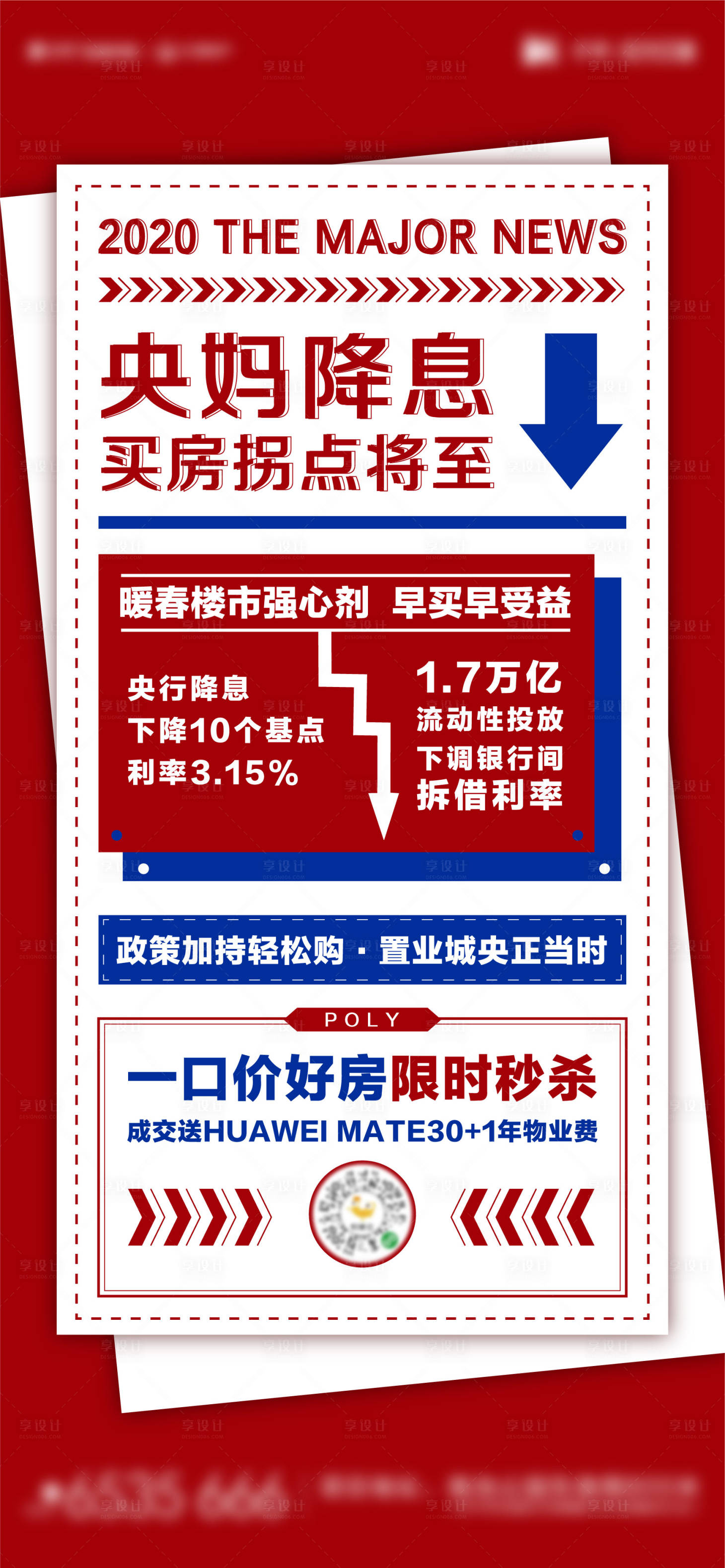 源文件下载【地产热销政策海报】编号：38200007348331633