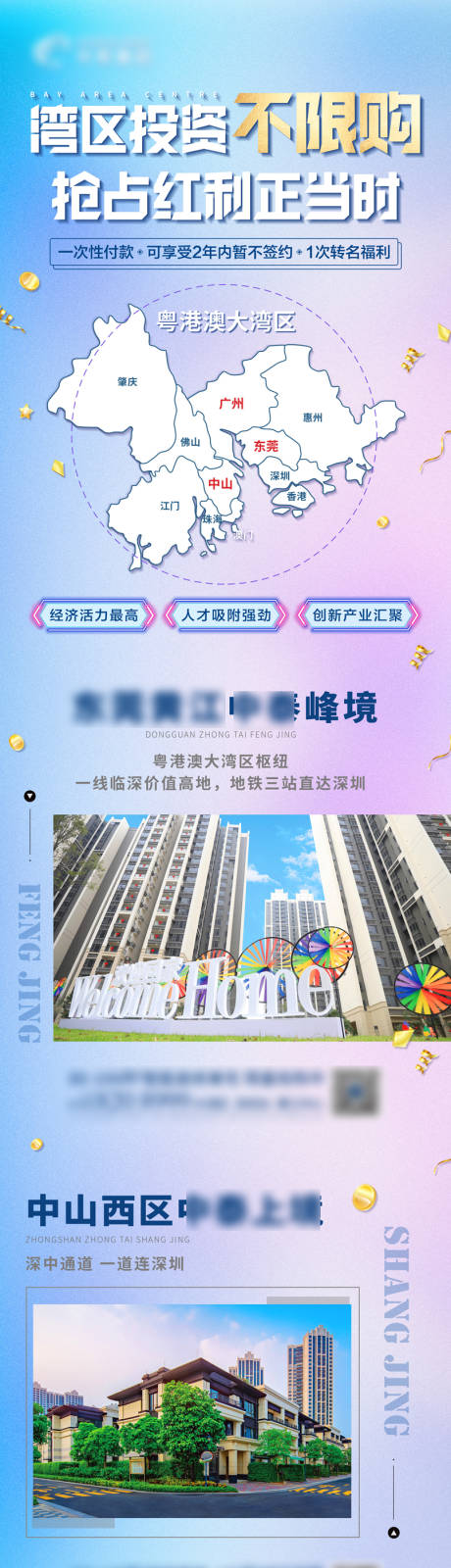 地产限购令海报长图