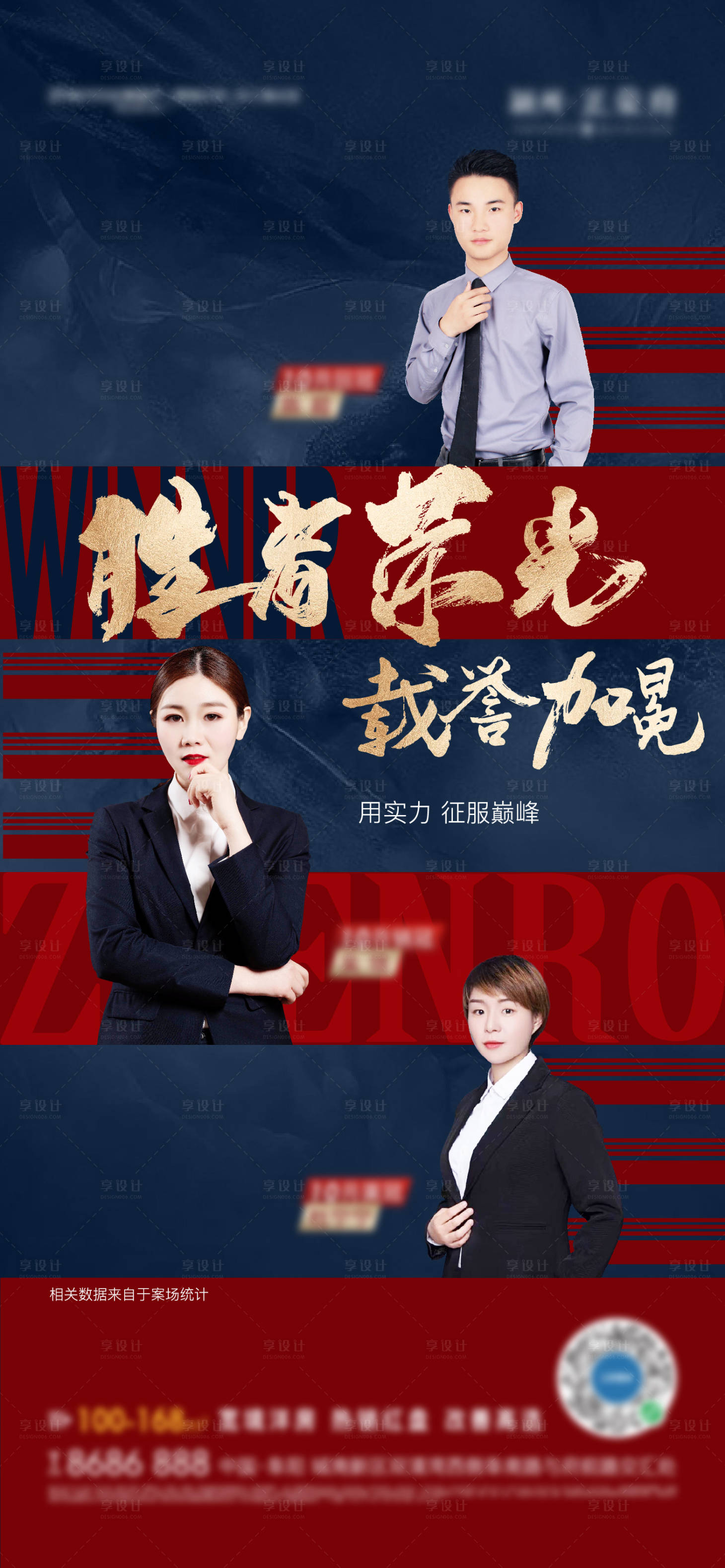 源文件下載【享設(shè)計(jì)】搜索編號(hào)：76410007287492743【地產(chǎn)紅藍(lán)色銷冠單圖】