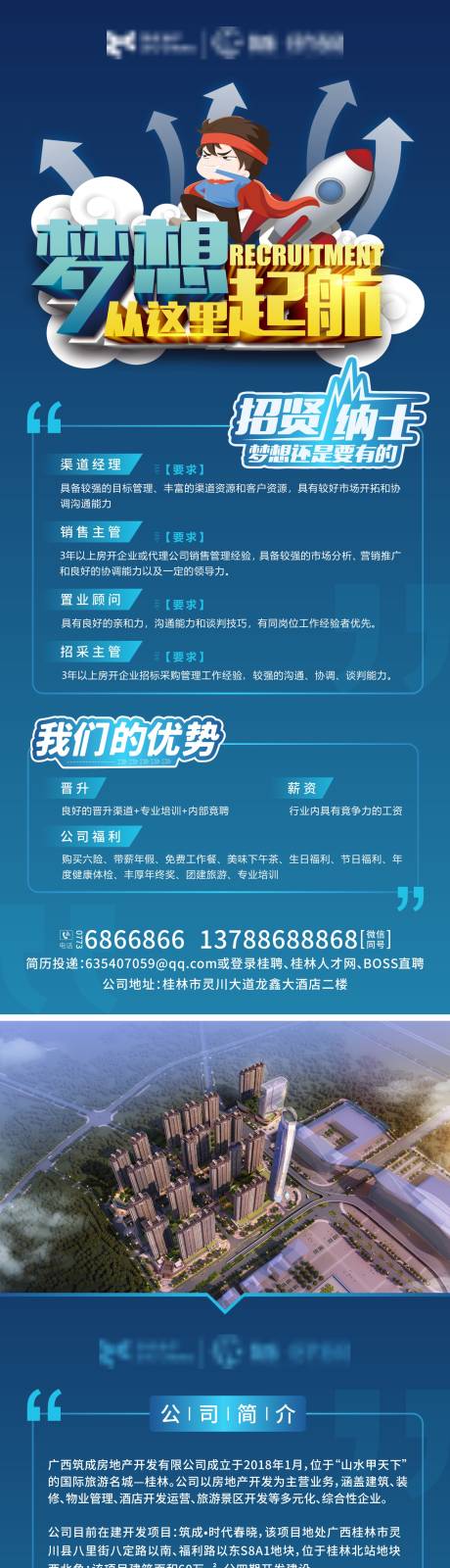 源文件下载【房地产招聘海报】编号：71750007225243522