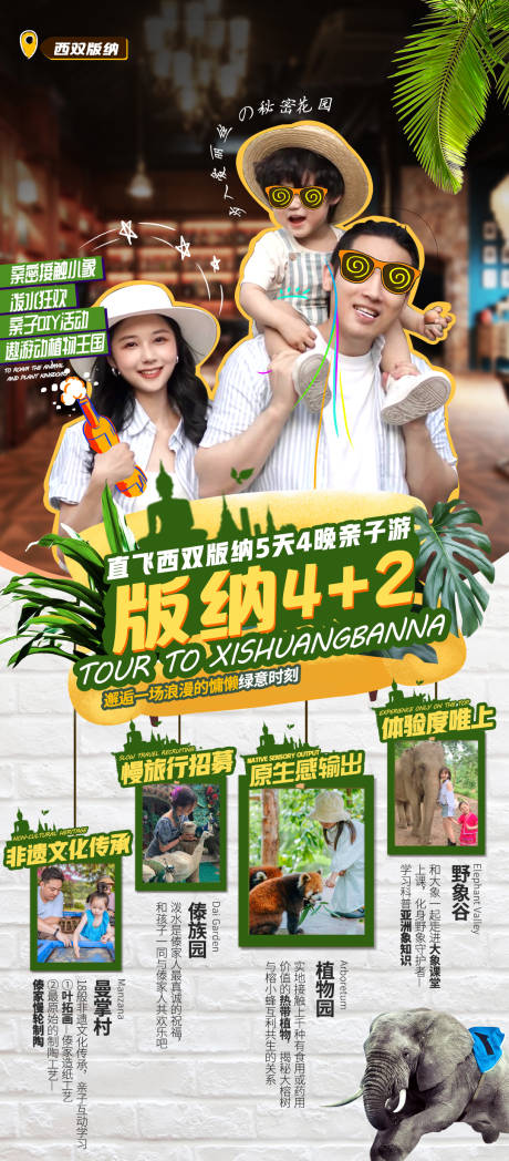 源文件下载【西双版纳旅游海报】编号：84690007189496554