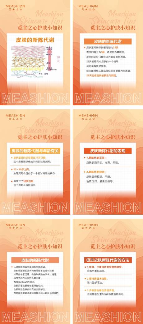 源文件下载【护肤知识系列海报】编号：74500007304157484