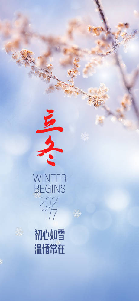 源文件下载【立冬节气海报】编号：77500007136962835