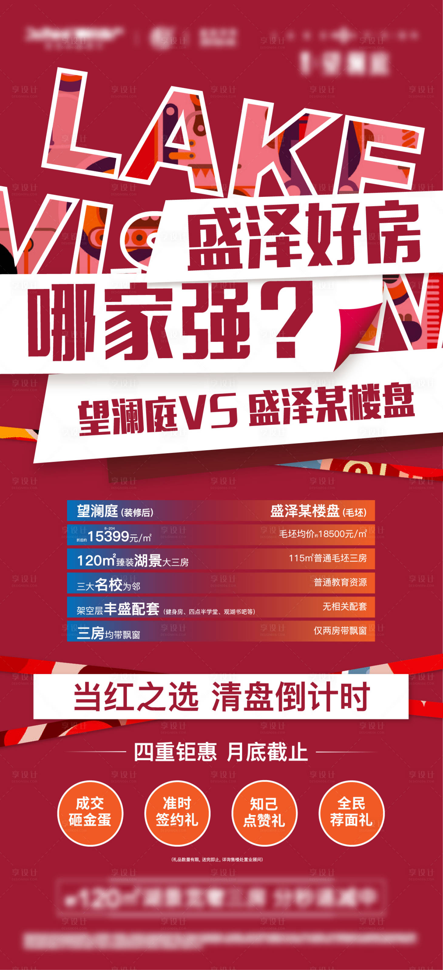 源文件下載【享設(shè)計(jì)】搜索編號(hào)：58750007249233646【地產(chǎn)對(duì)比清盤(pán)海報(bào)】