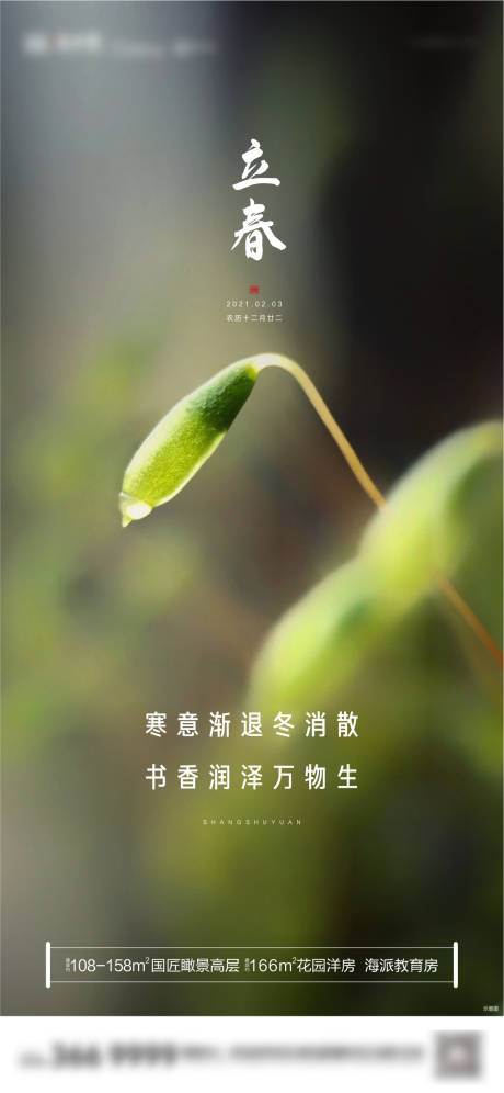 源文件下载【立春节气海报】编号：84820007374762815