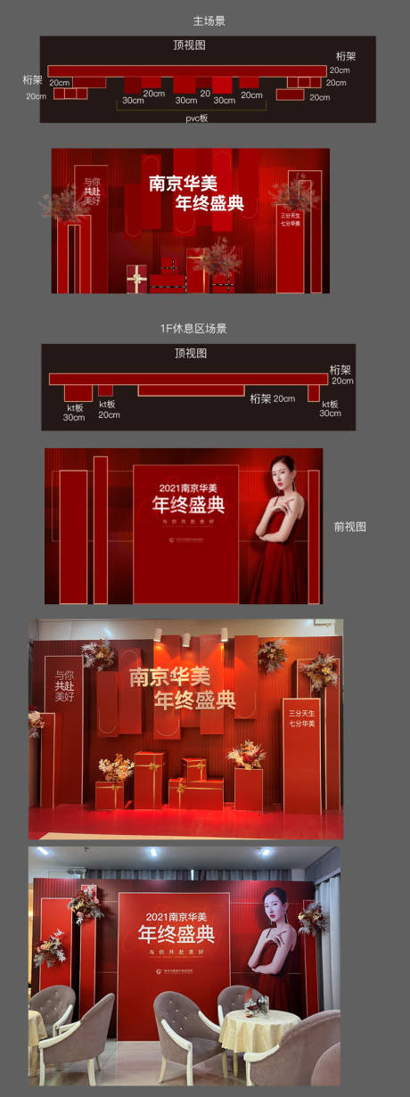 源文件下载【年终盛典红金氛围展板】编号：15310007258696448