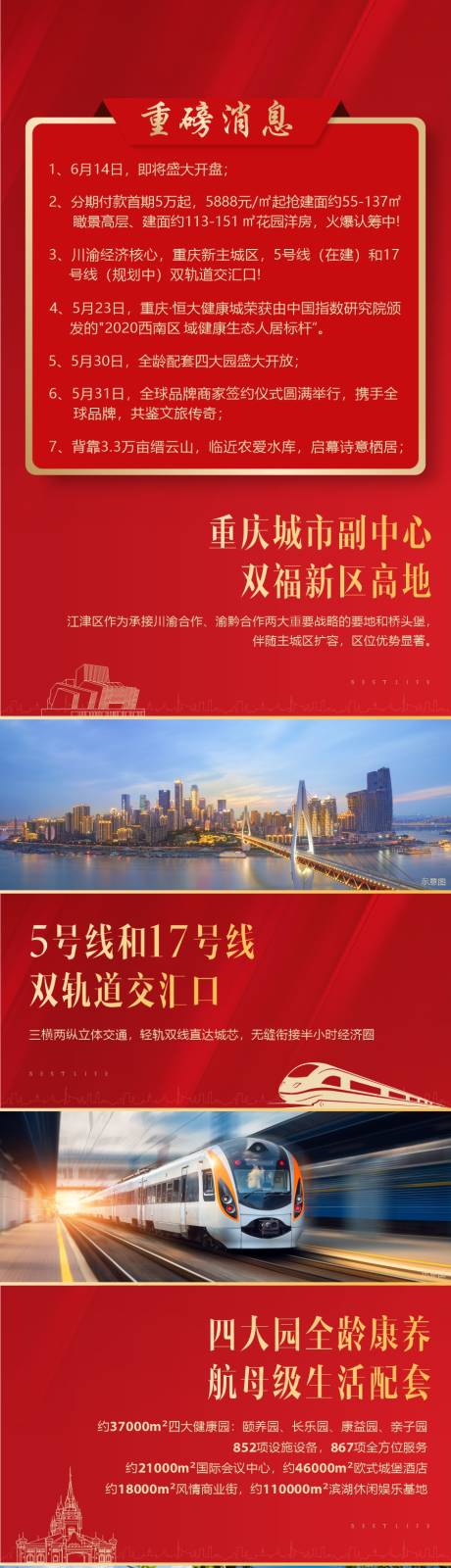 源文件下载【地产开盘价值点红金长图】编号：20211123165405994