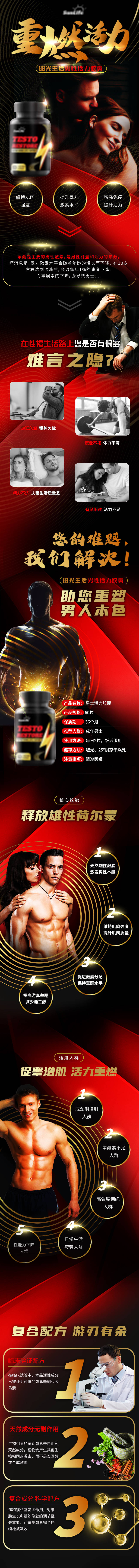 源文件下载【男士睾酮素保健品详情页】编号：53690007267933485