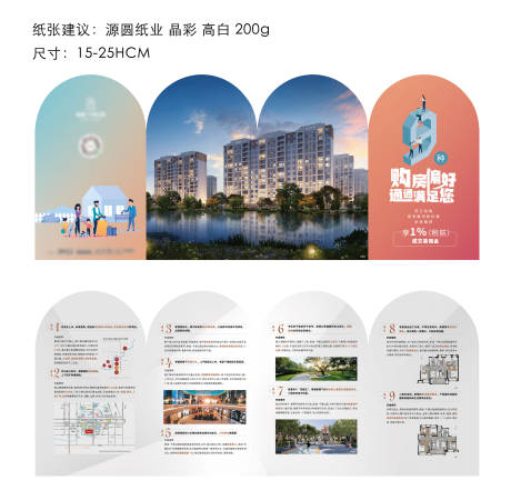源文件下载【房地产户型四折页】编号：59440007201381454