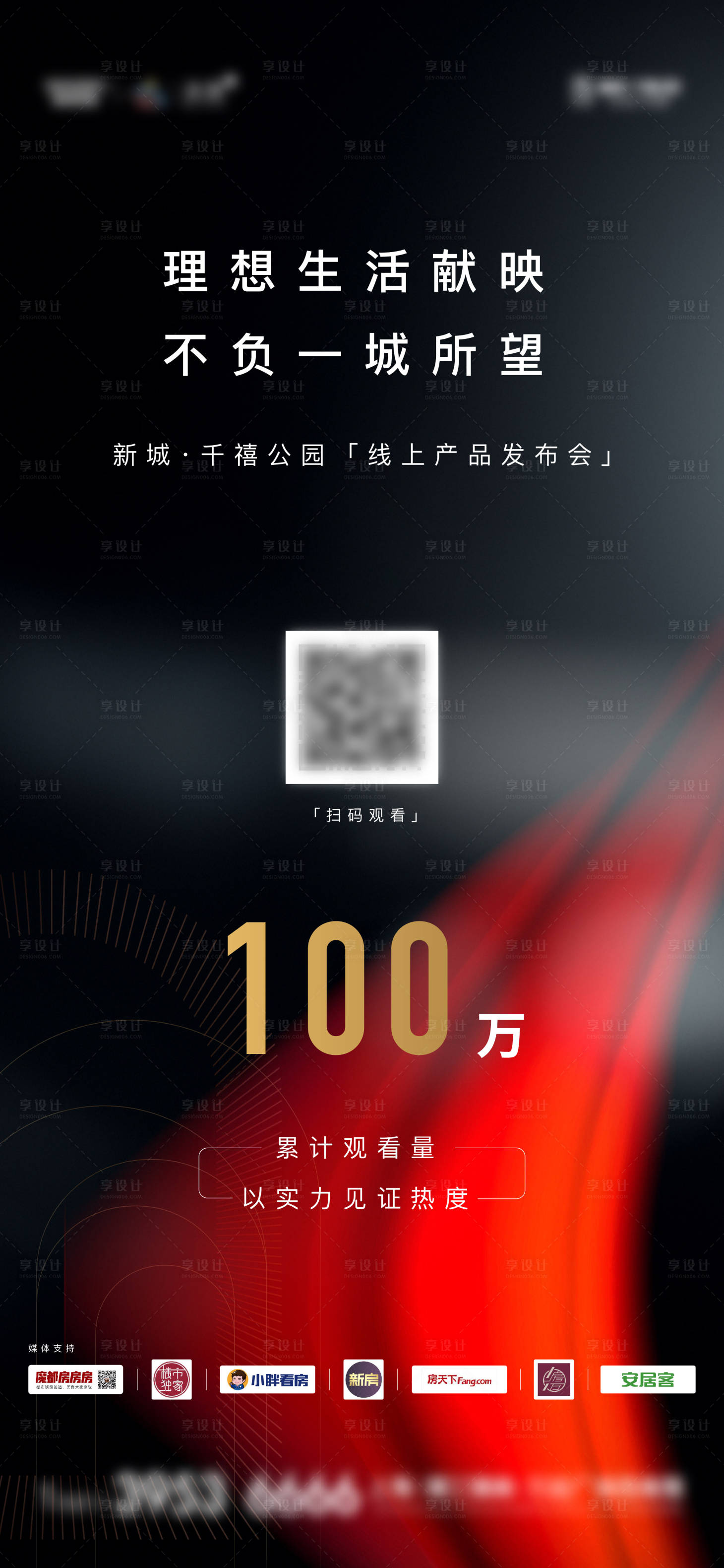 源文件下載【享設(shè)計】搜索編號：24320007201068139【地產(chǎn)觀看量海報】