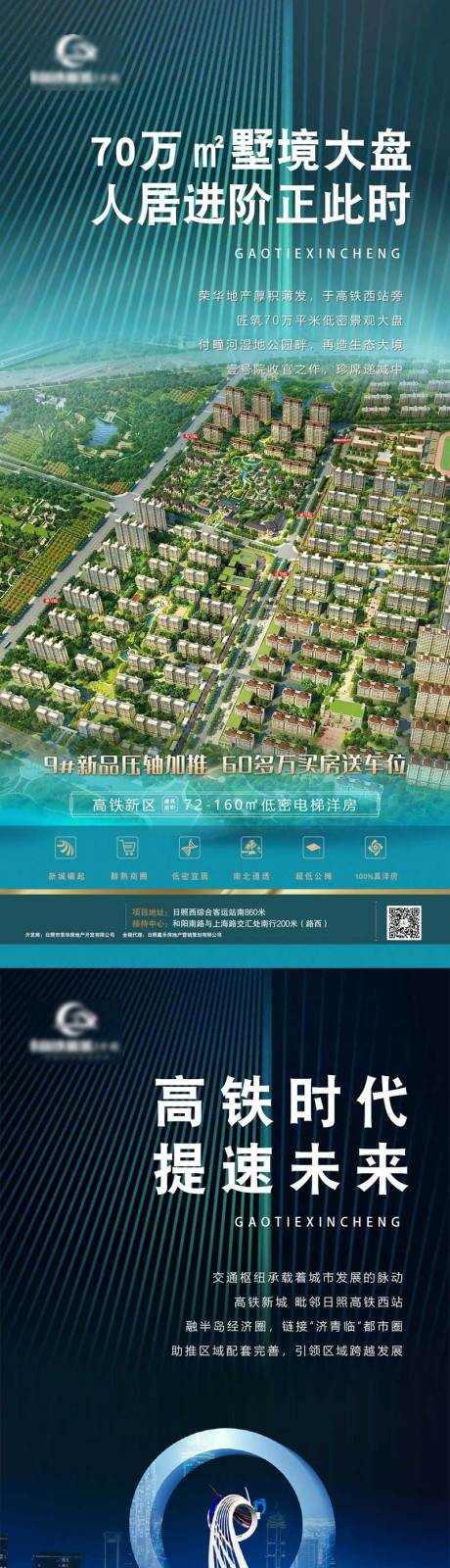 源文件下载【房地产价值点系列高铁时代海报】编号：21200007130181462