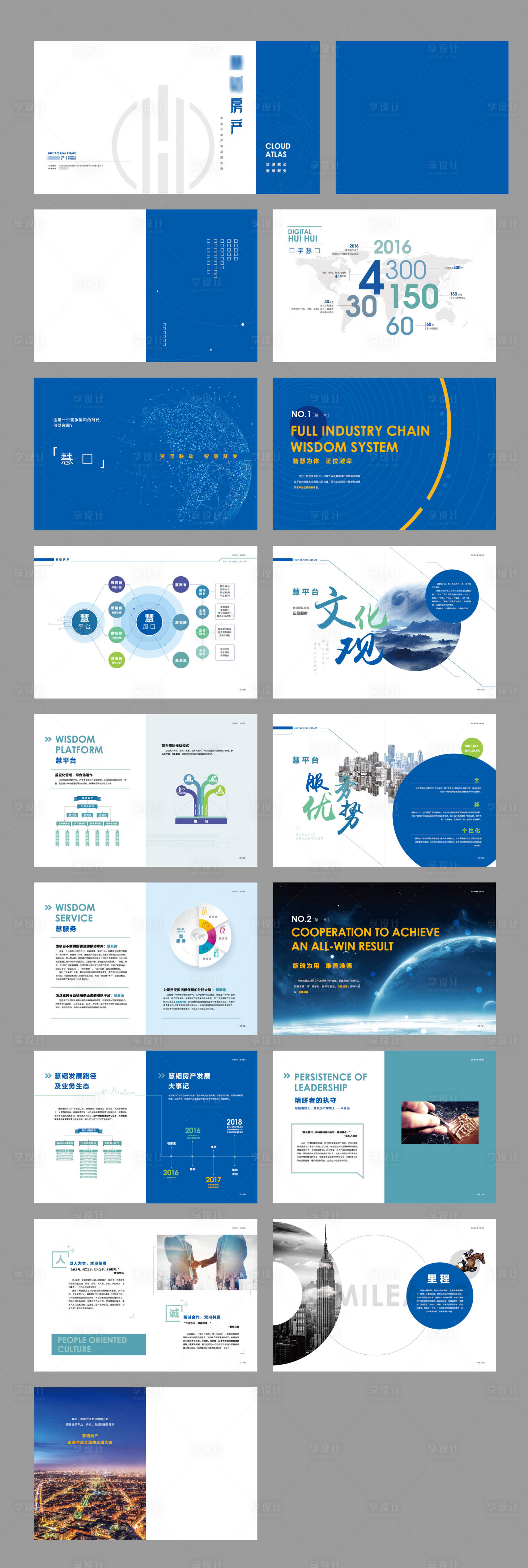 源文件下载【享设计】搜索编号：70290007413348675【房地产企业发展宣传画册】