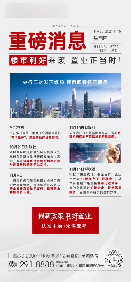 源文件下载【地产利好头条海报】编号：54510007247755079