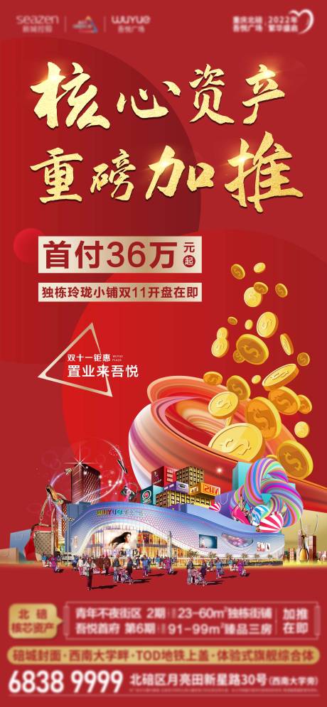 源文件下载【商业地产加推海报】编号：39810007242002036