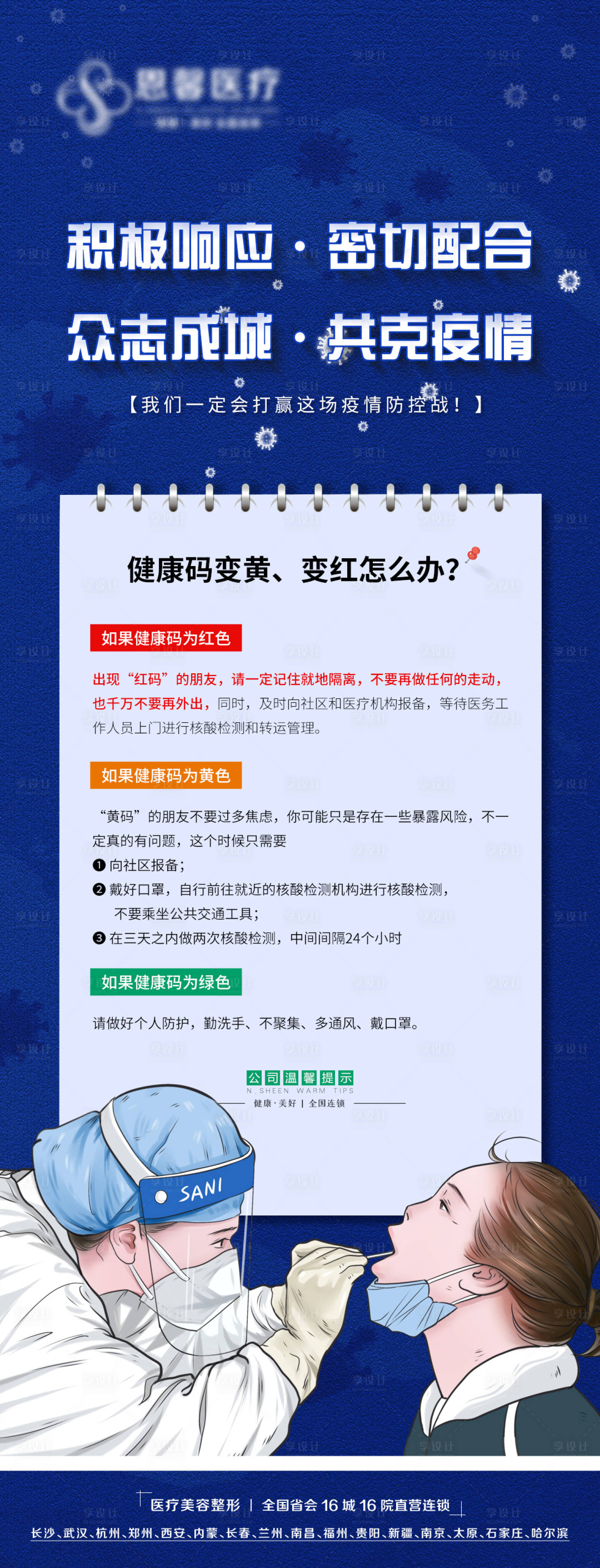 源文件下载【享设计】搜索编号：96520007190709957【疫情防控健康码常识宣传展架】