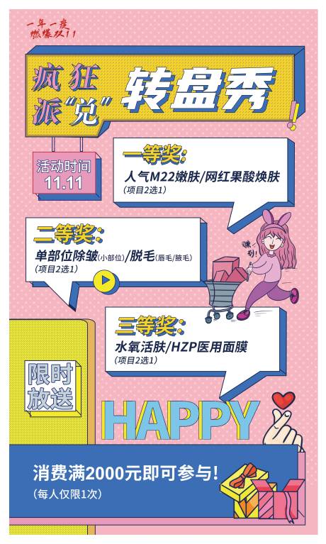 源文件下载【医美抽奖活动kt板】编号：98370007338092476