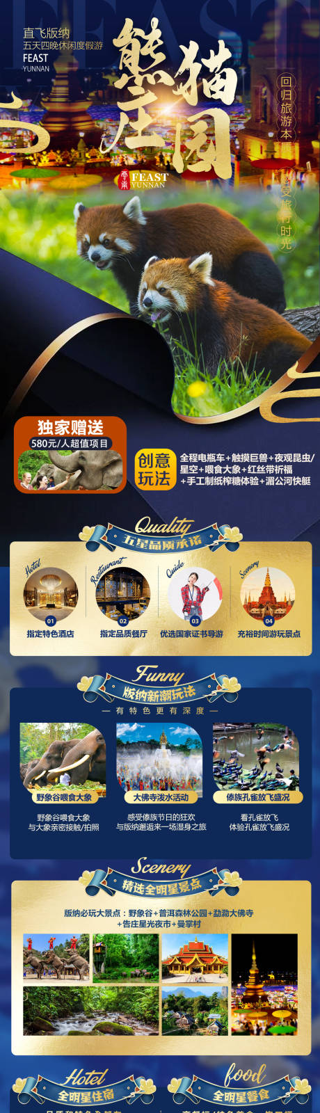 源文件下载【享设计】搜索编号：62520007791747672【普洱小熊猫庄园海报】