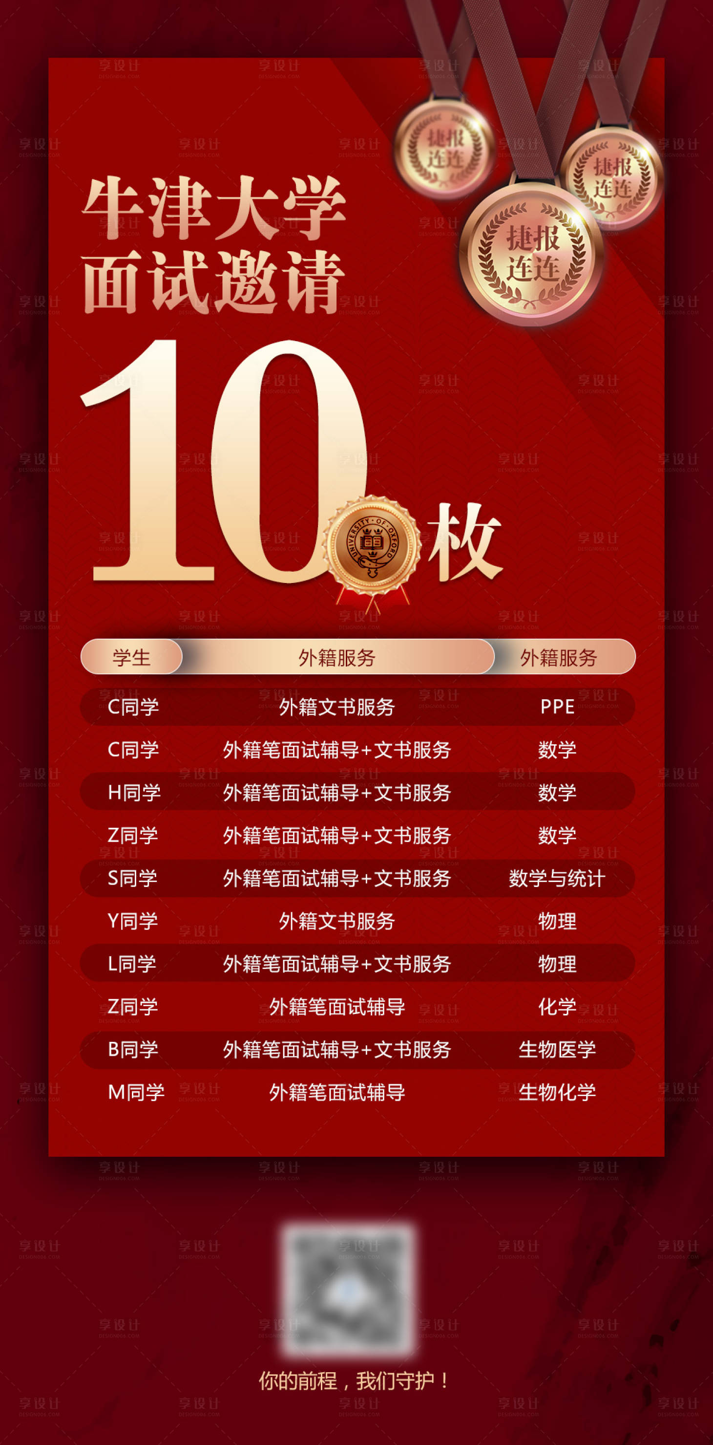 源文件下载【享设计】搜索编号：50120007565967118【录取表单长图】