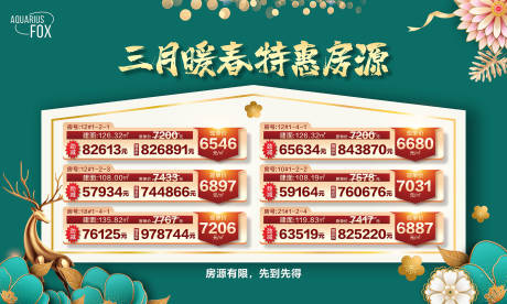 源文件下载【绿色特价房展板】编号：77320007767197700