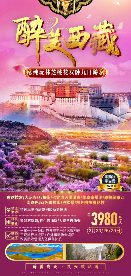 编号：20211216144527876【享设计】源文件下载-醉美西藏旅游海报
