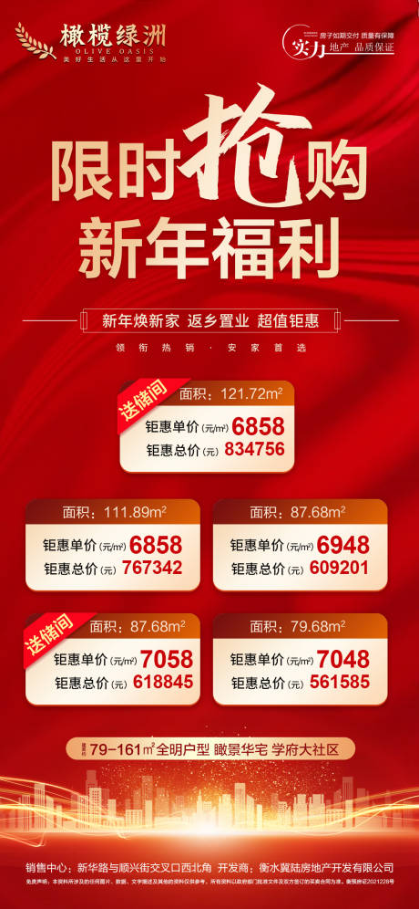 源文件下載【享設計】搜索編號：89440007760272218【地產新年新春特價房海報】