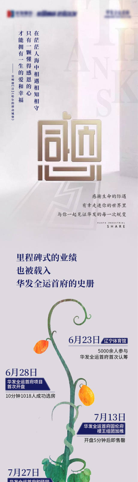源文件下载【享设计】搜索编号：65410007823278158【感恩节故事线成长地产长图】