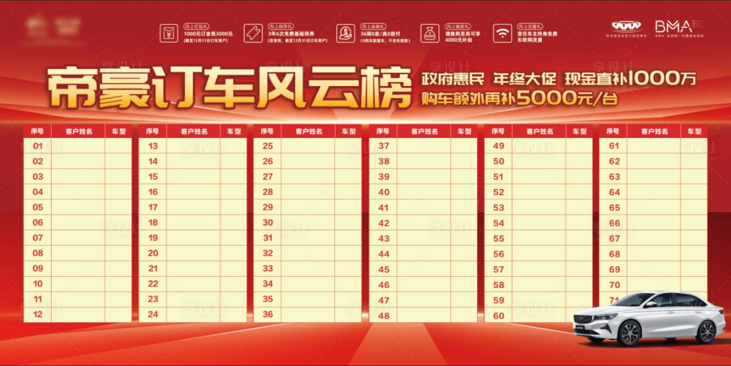 源文件下載【享設(shè)計】搜索編號：34940007707227987【汽車風(fēng)云榜】