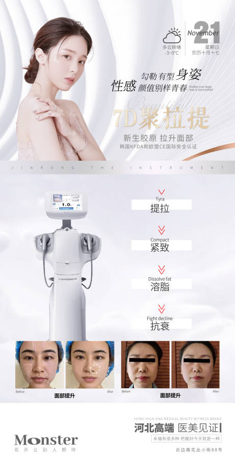 源文件下载【医美7D聚拉提海报】编号：27880007914348245