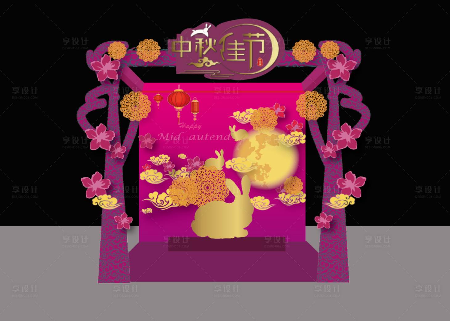 源文件下載【享設計】搜索編號：75920007639158435【合影展示區攤位】