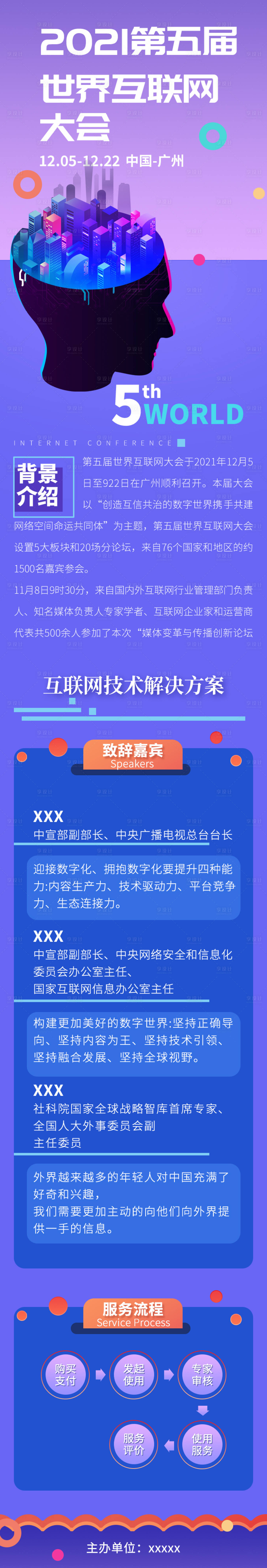 源文件下载【享设计】搜索编号：35380007509058869【世界互联网IT峰会长图】