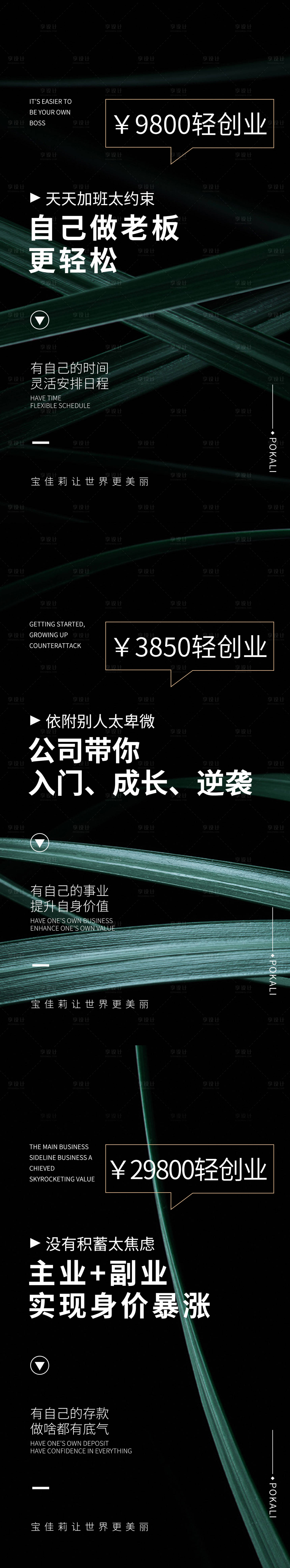 源文件下载【享设计】搜索编号：91100007581975948【招商创业大字报系列海报】