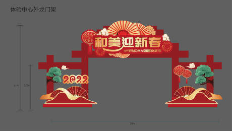 源文件下载【春节门头】编号：54390007910449905