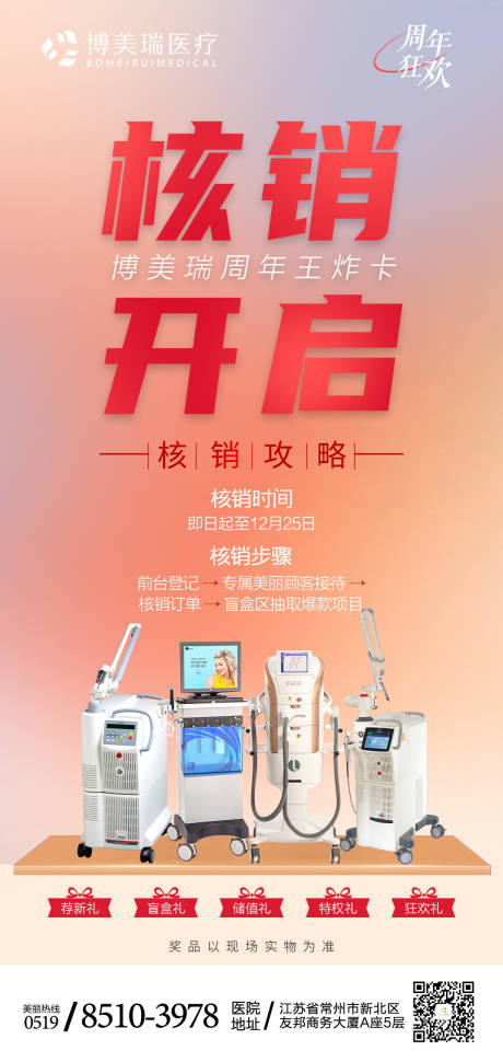 源文件下载【医美核销海报】编号：62200007621343660