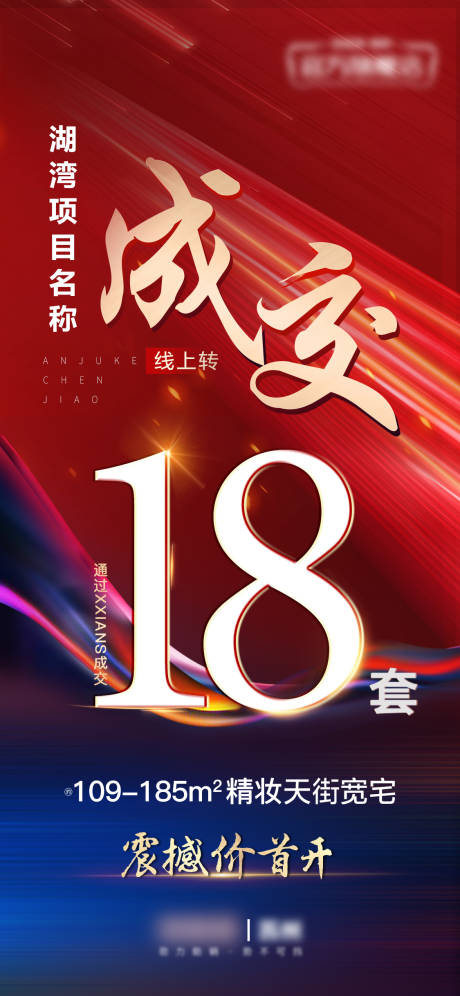 编号：20211220150935051【享设计】源文件下载-开盘成交喜报红金海报