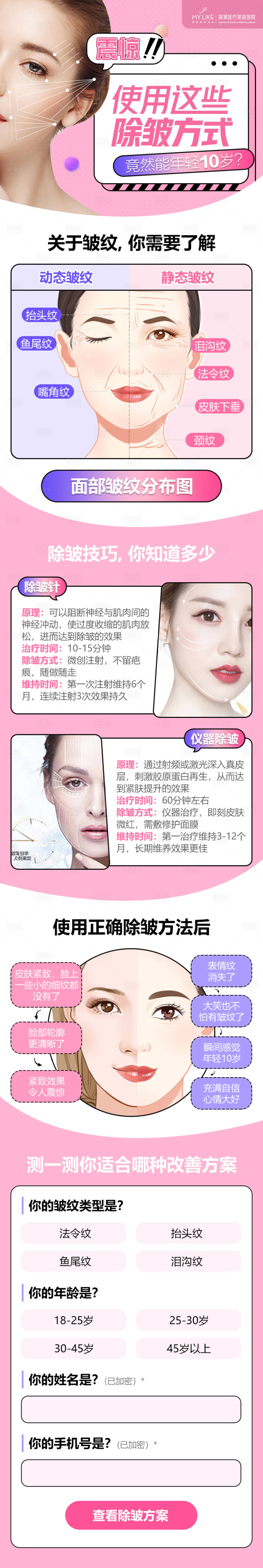 源文件下載【享設(shè)計】搜索編號：26150007744627779【除皺方式醫(yī)美長圖】