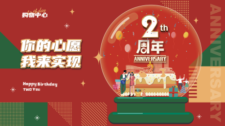源文件下载【商场周年庆活动展板】编号：78040007679226649