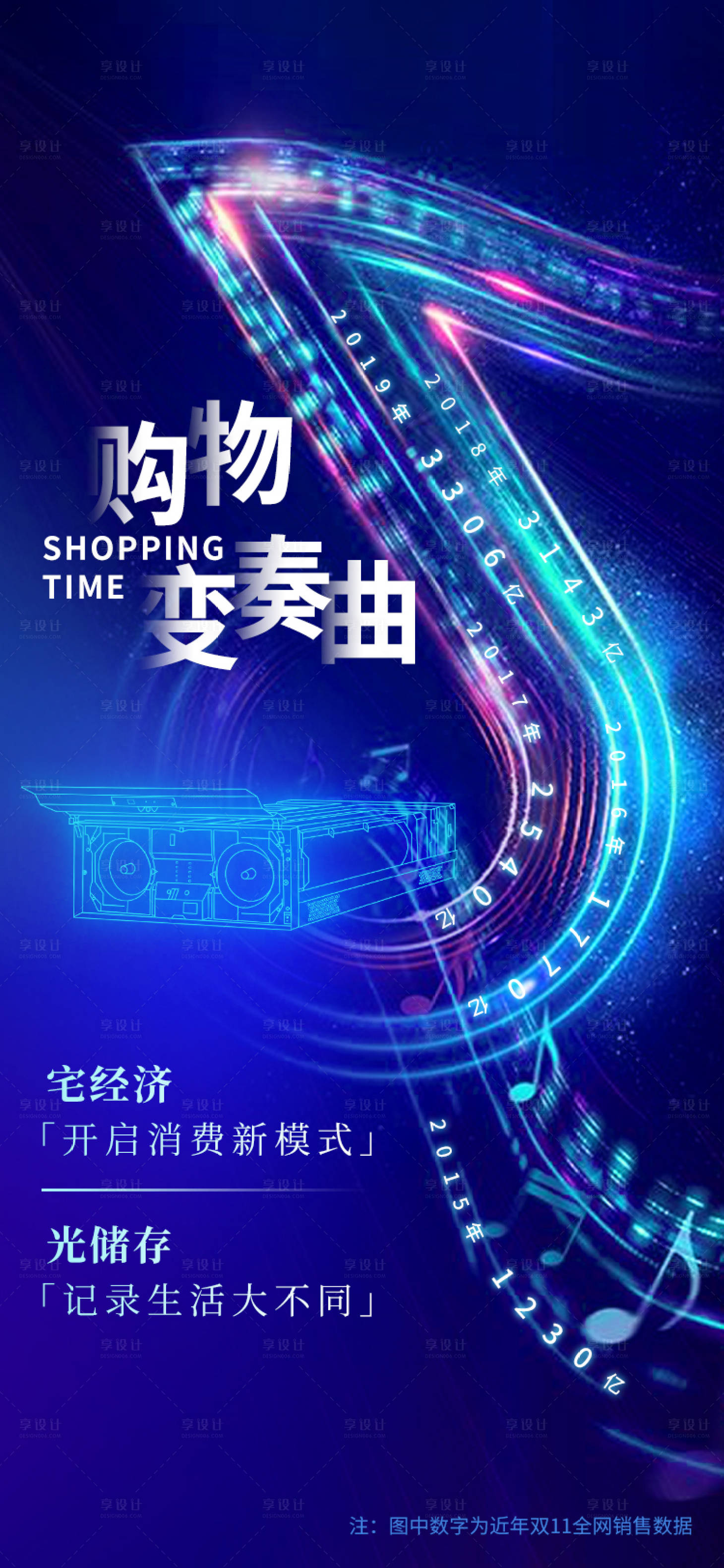 源文件下载【双11海报】编号：88300007799367215