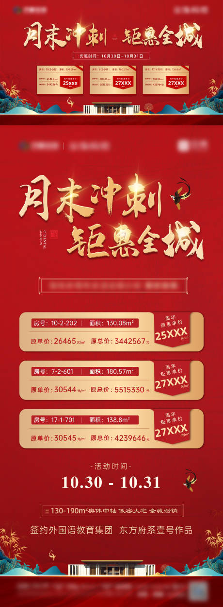 源文件下载【红色特价房优惠海报】编号：75230007699277879
