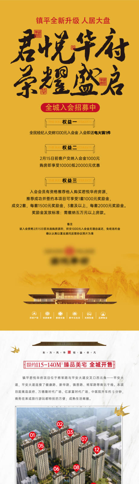 源文件下载【房地产户型价值点新中式长图海报】编号：20211218174930738