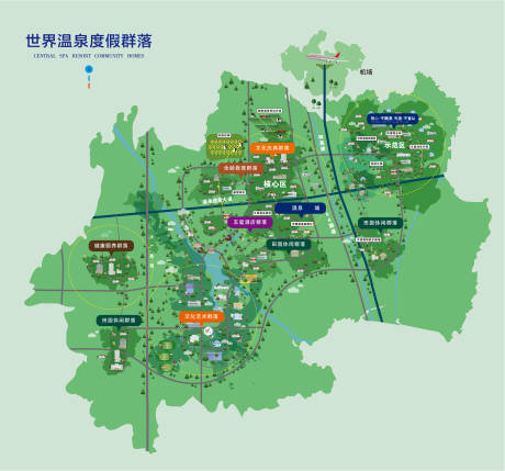 源文件下载【地产旅游地图广告展板】编号：23490007642366630