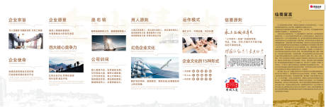 源文件下载【享设计】搜索编号：84440007905591221【新中式企业文化精神背景板】
