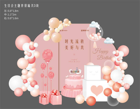 源文件下载【业主生日会堆头】编号：17810007695952644