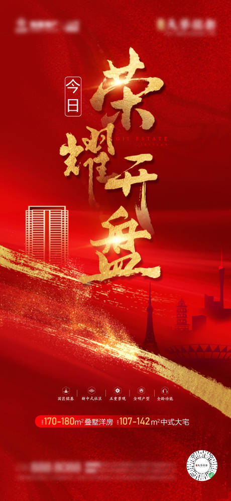 源文件下载【地产开盘海报】编号：74100007833821101