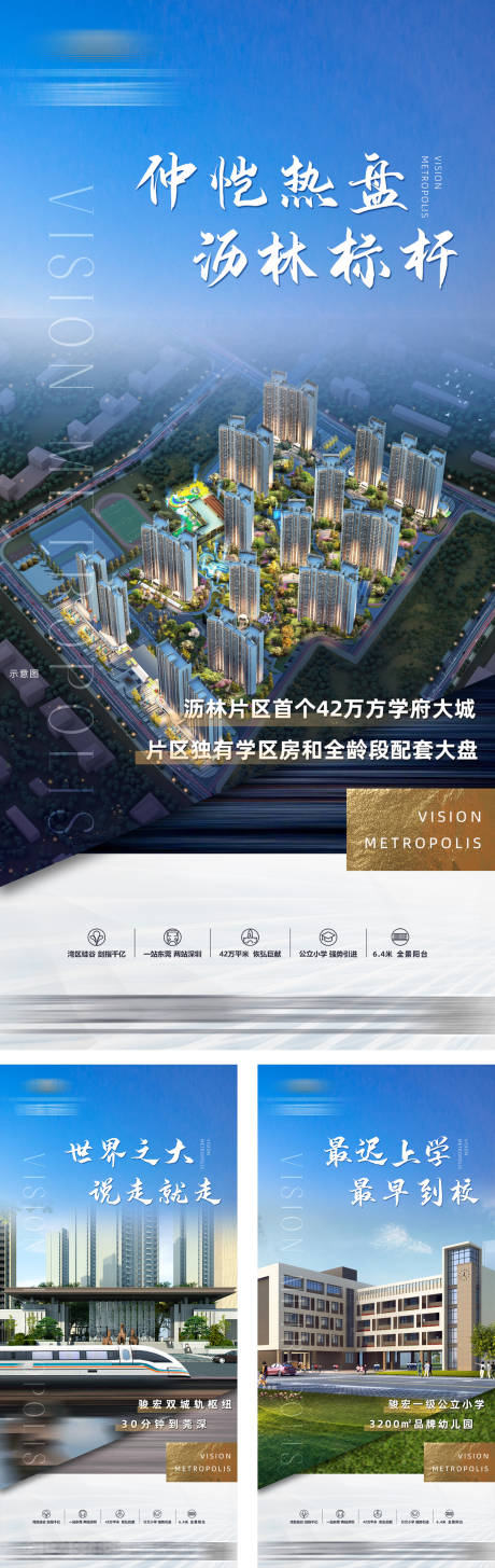 源文件下载【地产交通价值系列海报】编号：65520007599735858
