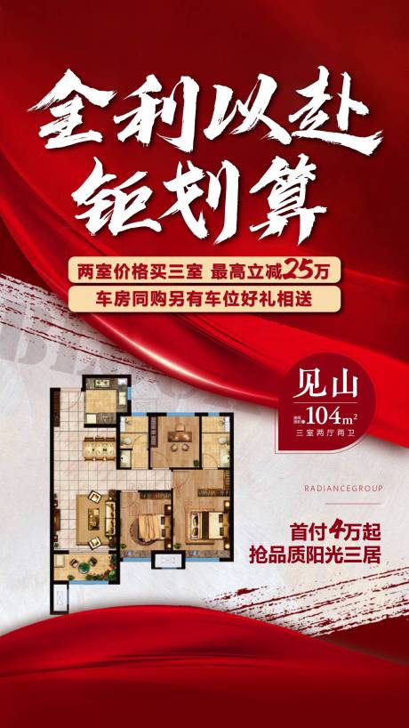 源文件下載【享設計】搜索編號：41220007498482217【戶型政策海報】