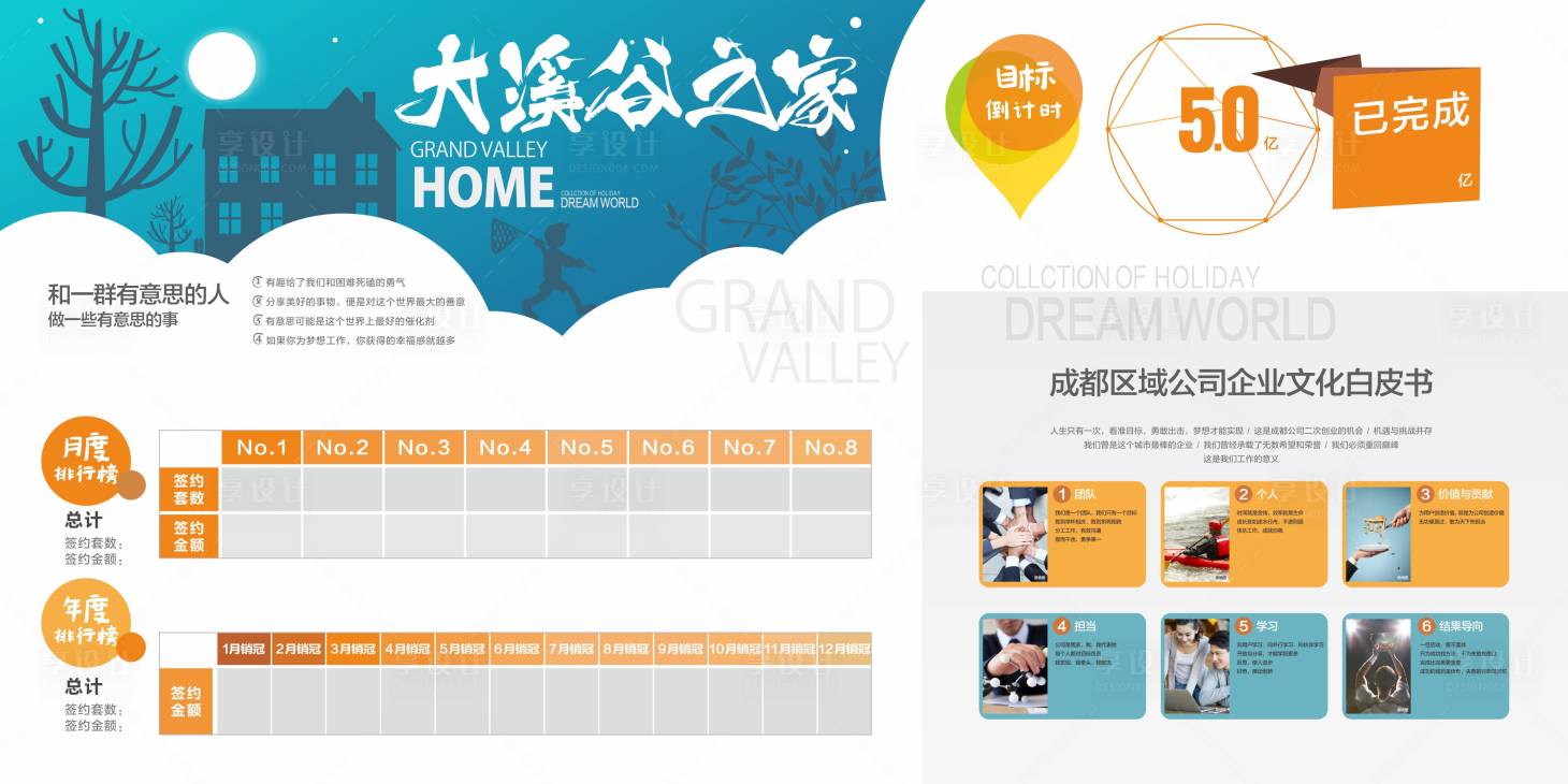 源文件下載【享設計】搜索編號：83150007574025959【企業文化展板】