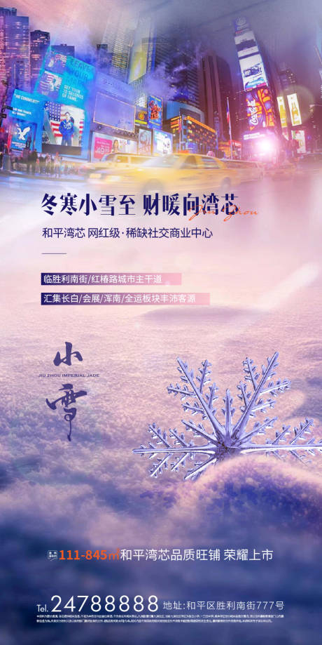 编号：20211231154021278【享设计】源文件下载-小雪海报