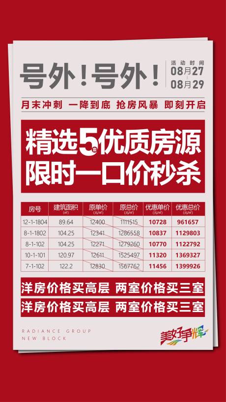 源文件下載【享設(shè)計(jì)】搜索編號(hào)：52030007498583796【報(bào)紙?zhí)貎r(jià)房海報(bào)】