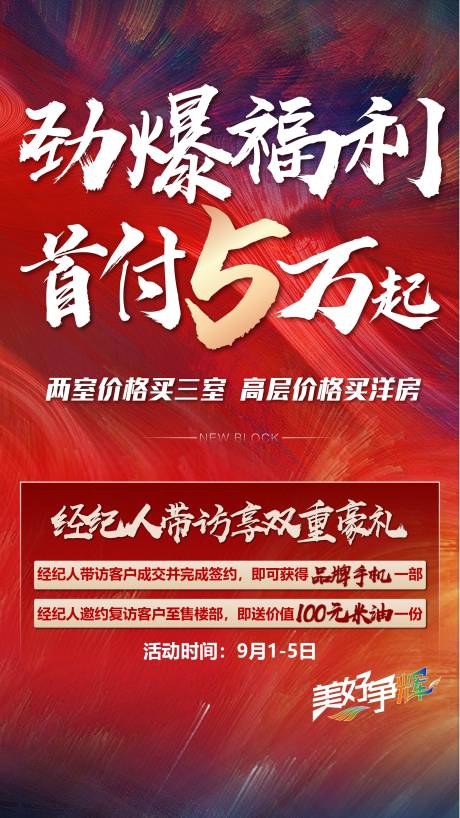 源文件下載【享設計】搜索編號：93890007497126194【福利政策特價房海報】